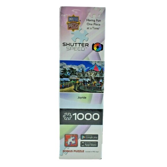 Master Pieces Shutter Speed Joyride Carousel 1000 pc Jigsaw Puzzle Complete - Picture 6 of 9
